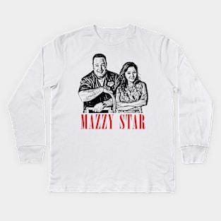 Mazzy Star 90s Meme Parody Design Kids Long Sleeve T-Shirt